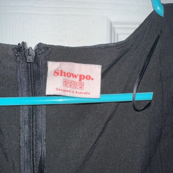 Showpo Black Long Sleeve Dress Size 14 - Picture 2 of 4